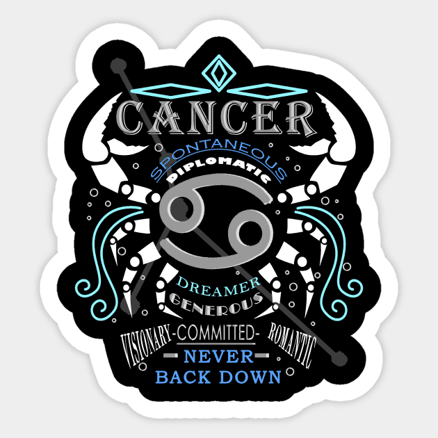 CANCER Sticker by Resol